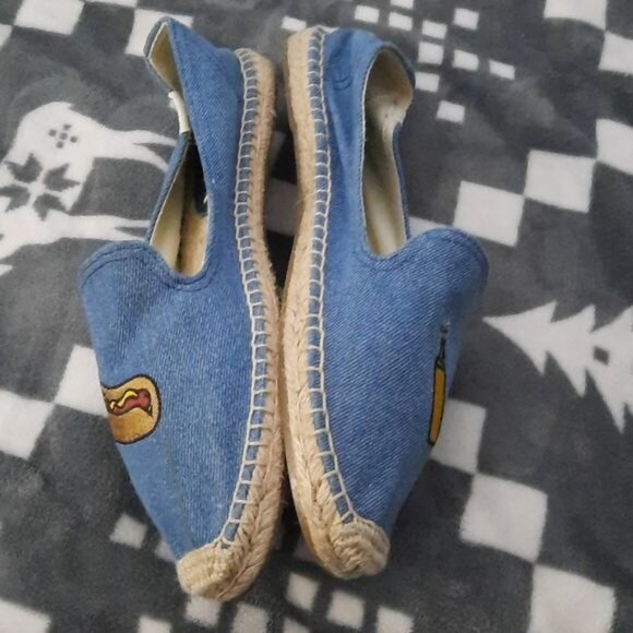 Soludos by Jason Polan Hot Dog Mustard Canvas Espadrille Loafer Size 9 - Picture 2 of 10